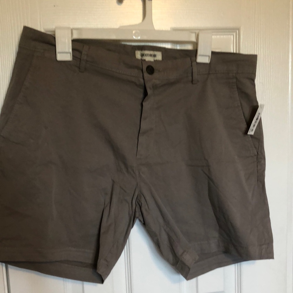 Goodthreads Gray Flat Front Shorts Casual Style